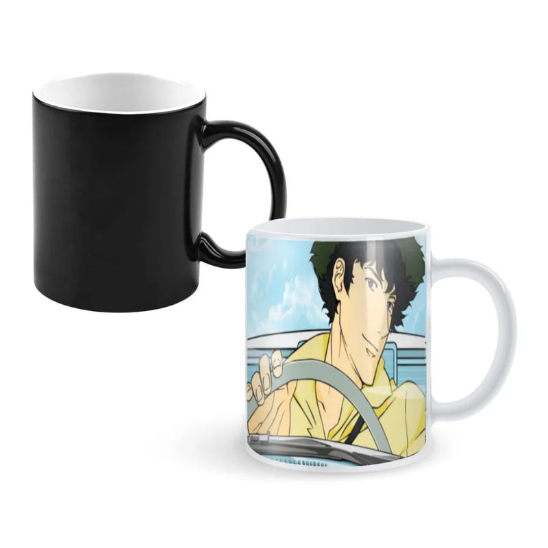 Hot Anime Cowboy Bebop Mugs Cup Changing Color Magic Mugs Heat Sensitive Tea Cup Coffee Mug Gift Mug Drop Shipping