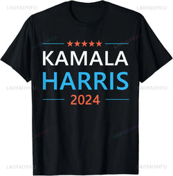 Kamala Haris Presidential Campaign T-Shirt Print Original Design Gifts T Shirts Unisex Summer Streetwear Tops Camiseta