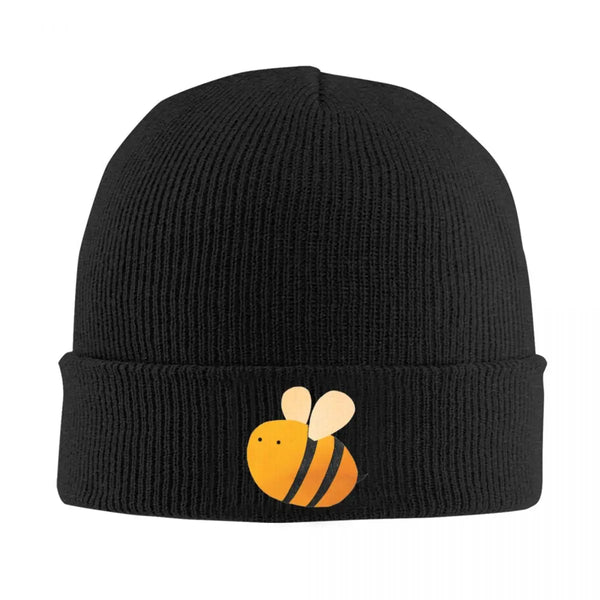 Warm Knitted Yarn Hat Bee Lightweight and Stylish Beanie for Outdoor Activities and Everyday Wear