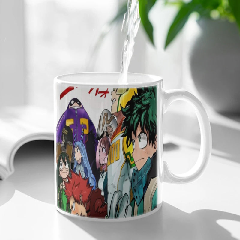 My Hero Academia Ceramic Mug Cute Coffee Tea Milk Stave Mugs And Cups with Handle Novelty Gifts