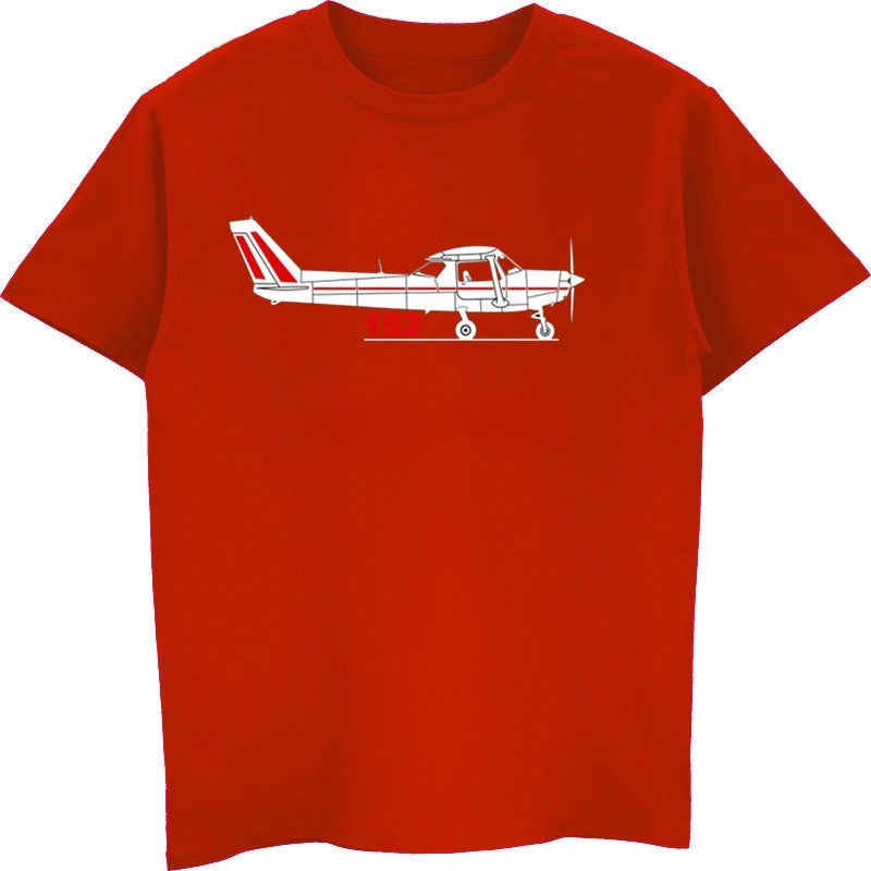 Hot Sale Super Fashion Cotton Print Men's T-shirt Aeroclassic PPL Pilot Cessna 152 Aircraft Inspired Breathable T Shirts Tees