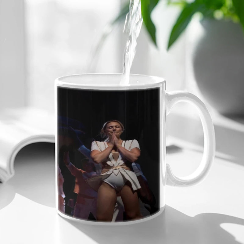 Helene Fischer German Russian Pop Singer Coffee Mug 11oz Fun Ceramic Coffee Tea Cocoa Cup Handle Tea Drink Cup