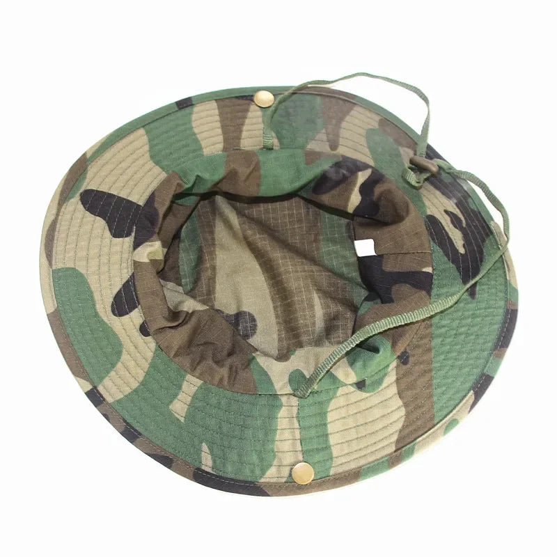 Unisex Hunting Bucket Hats Camouflage Bob Camo Bonnie Hat Outdoor Traveling Mountain Climbing Hiking Fishing Hat