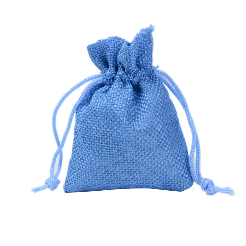 Hot Selling 10Pcs/Lot Multi-Color Jewelry Gift Drawstring Bags Jute Ring Necklace Burlap Storage Pouches Can Be Customized