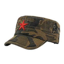 Men's Camouflage Flat Top Baseball Cap, Outdoor Sports Caps, Tactical Dad Hat, Casual Cadet, Trucker Hats