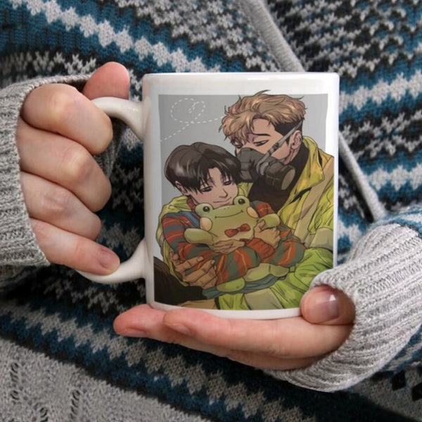 Killing Stalking Anime Movie Ceramic Mugs Coffee Cups Milk Tea Cup ins Oatmeal Breakfast Mug Drinkware Kitchen