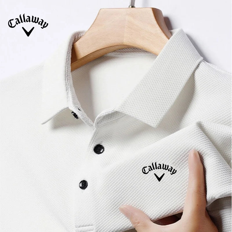 Spring and Autumn Men's High Quality Embroidered Long Sleeve Polo Shirt New Luxury Fashion Business Leisure Multi Functional Top