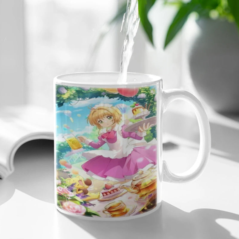 Cardcaptor Sakura Coffee Mug 11oz Fun Ceramic Coffee Tea Cocoa Cup Handle Tea Drink Cup