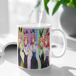 The Quintessential Quintuplets Coffee Mug Custom Tea Cup Black Milk Beer Mugs Lovers Friends Gifts