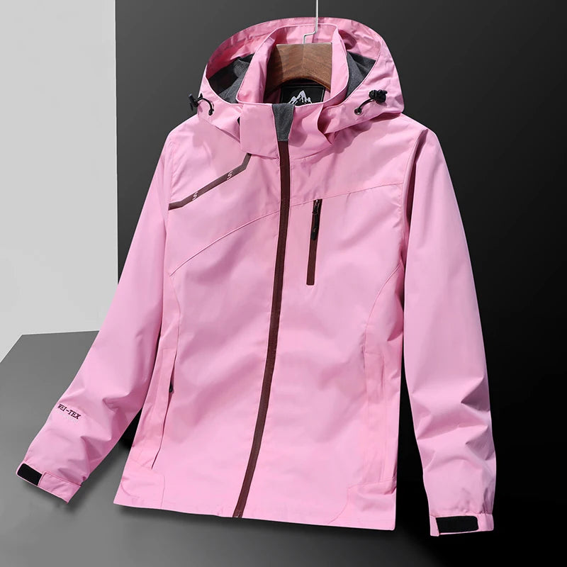 Waterproof Jacket Women Plus Size 3XL Outdoor Windbreaker Windproof Rainproof Trench Coat Big Size Women Clothing Jaqueta Mujer