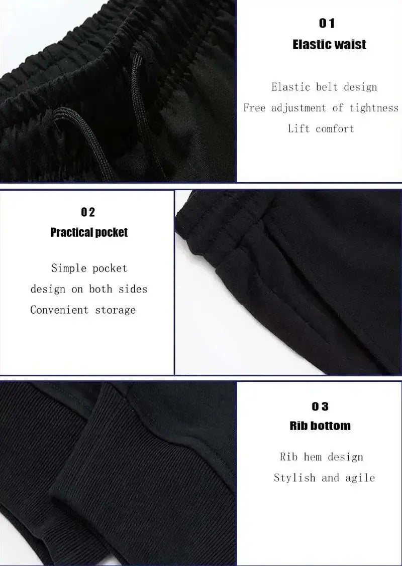 Chicago 23 Comfy Chic Letter Print Joggers Soft Mid-Stretch Drawstring Pants with Relaxed  Outdoor Thermal Warm Sweatpants