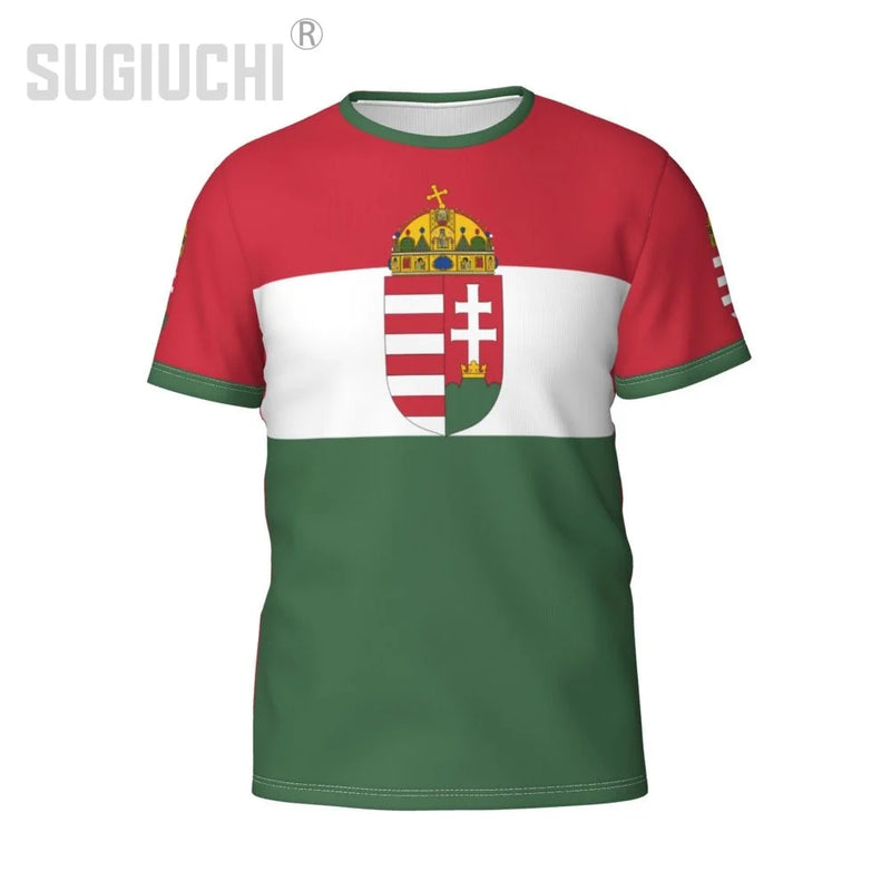 Custom Name Number Hungary Flag Emblem 3D T-shirts For Men Women Tees jersey team Clothes Soccer Football Fans Gift T shirt