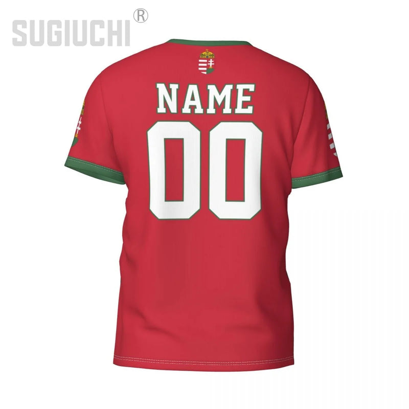 Custom Name Number Hungary Flag Emblem 3D T-shirts For Men Women Tees jersey team Clothes Soccer Football Fans Gift T shirt