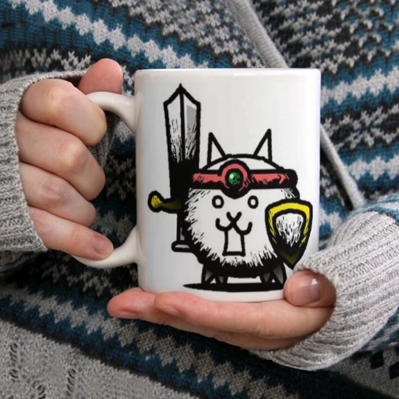 New The Battle Cats Ceramic Mug Cute Coffee Tea Milk Stave Mugs And Cups with Handle Novelty Gifts