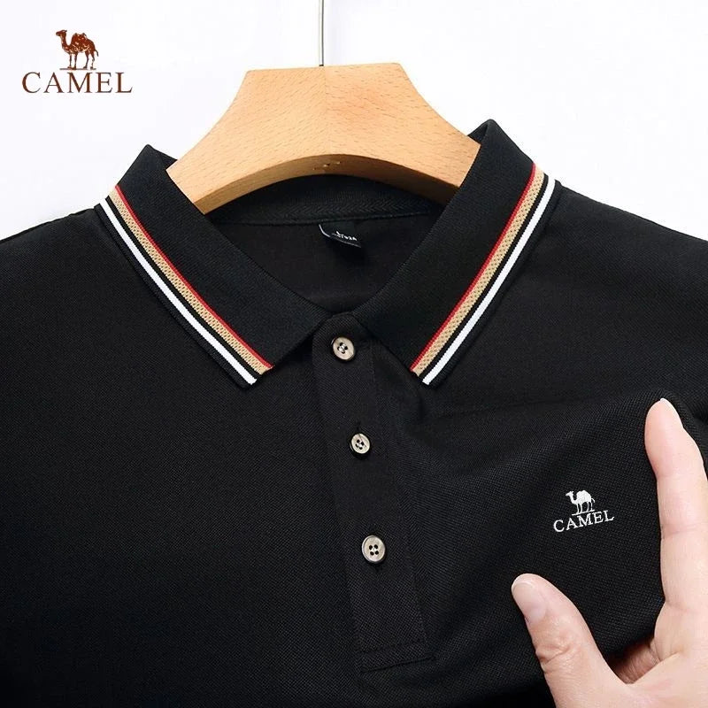 Summer New High Quality Short Sleeved Polo Shirt for Men Luxury Fashion Business Leisure Comfortable Breathable Cool T-shirt Top