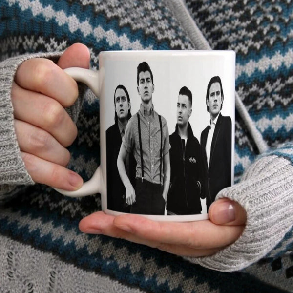 Arctic Monkeys Music Album Coffee Mug 11oz Fun Ceramic Coffee Tea Cocoa Cup Handle Tea Drink Cup