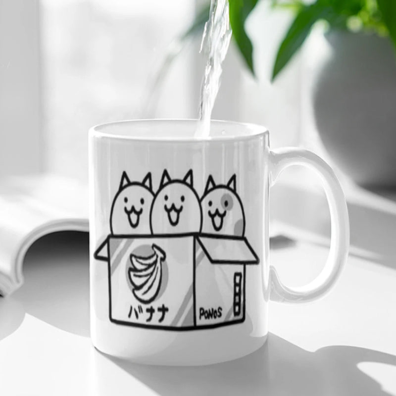 New The Battle Cats Ceramic Mug Cute Coffee Tea Milk Stave Mugs And Cups with Handle Novelty Gifts