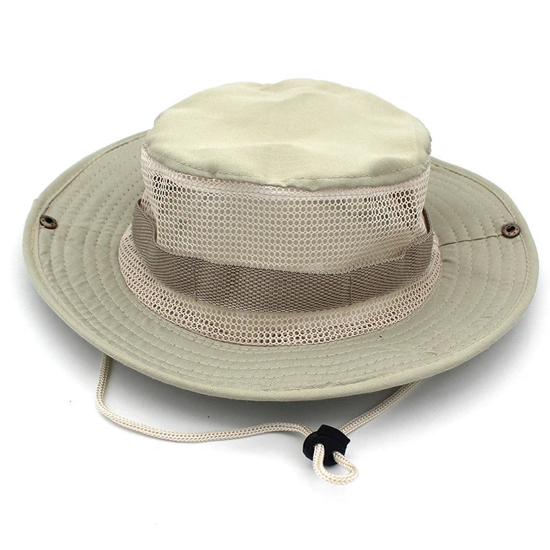 Men & Women Sun Hat Camouflage Tactical Cap  Outdoor Sports Sun Bucket Cap Fishing Hiking Hunting Hats 60CM