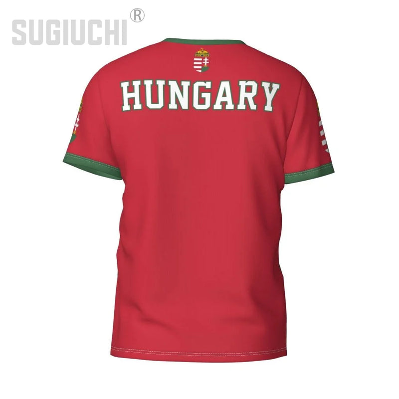 Custom Name Number Hungary Flag Emblem 3D T-shirts For Men Women Tees jersey team Clothes Soccer Football Fans Gift T shirt