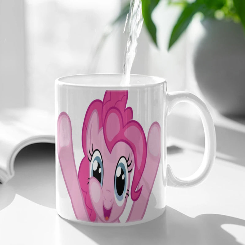 My L-Little P-Pony Ceramic Mug Cute Coffee Tea Milk Stave Mugs And Cups with Handle Novelty Gifts