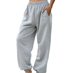 2023 Casual Women Trouser Gym Wear Track Jogger Pants Baggy Gray Sweat Running Sports Loose Pants  Wide Leg Oversized Streetwear