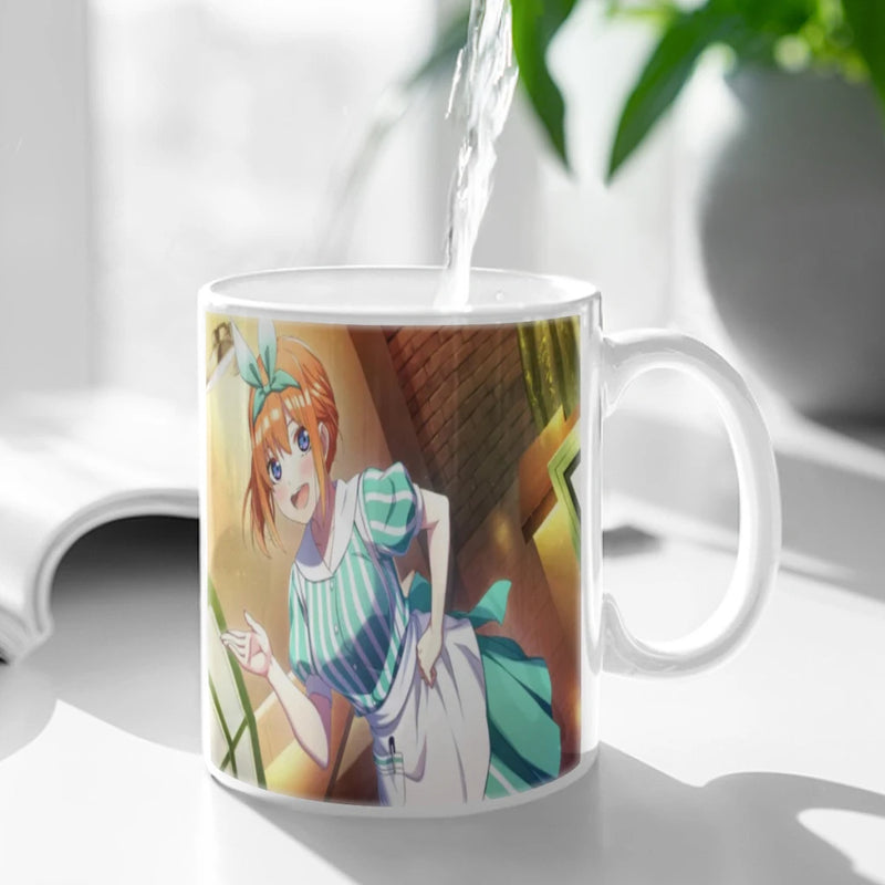 The Quintessential Quintuplets Coffee Mug Custom Tea Cup Black Milk Beer Mugs Lovers Friends Gifts