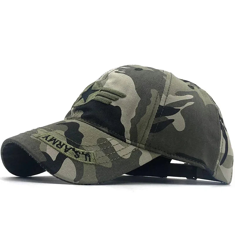 Camouflage Male Baseball Cap Men Embroidered Brazil Flag Caps Outdoor Sports Tactical Dad Hat Casual Hunting Hats