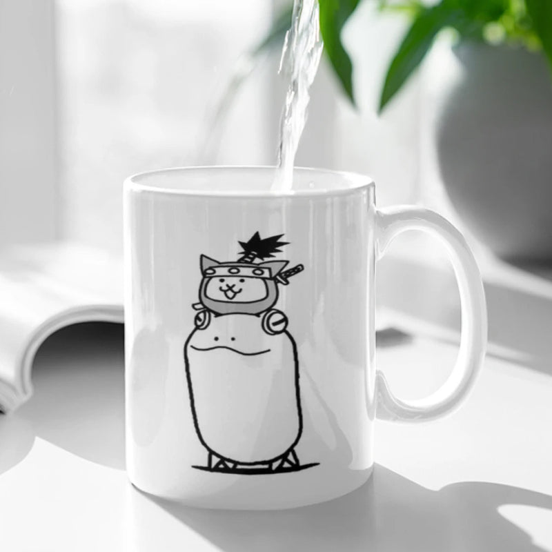 New The Battle Cats Ceramic Mug Cute Coffee Tea Milk Stave Mugs And Cups with Handle Novelty Gifts