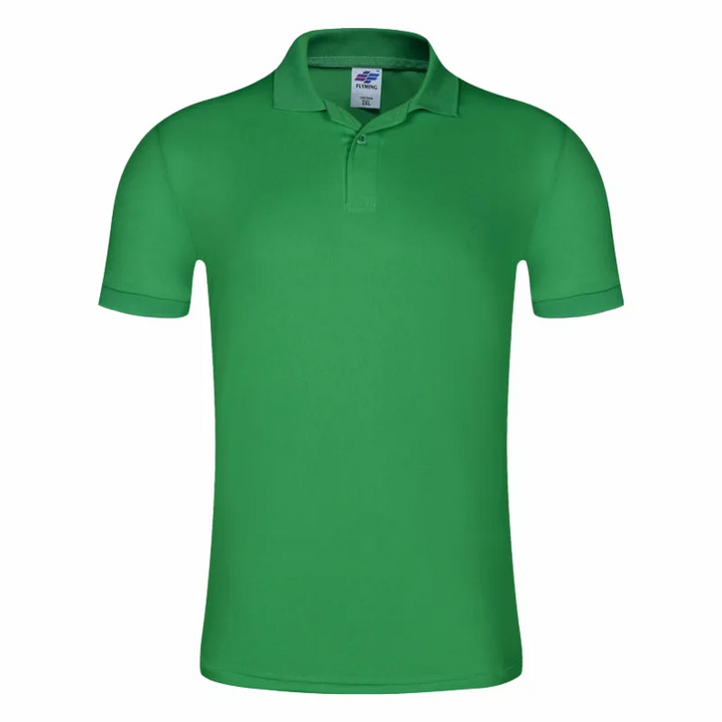 Solid color Short-sleeved Lapel POLO Shirt Versatile Business Casual Tops Summer Custom Logo Embroidery Printed T-shirt