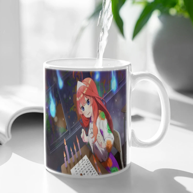 The Quintessential Quintuplets Coffee Mug Custom Tea Cup Black Milk Beer Mugs Lovers Friends Gifts