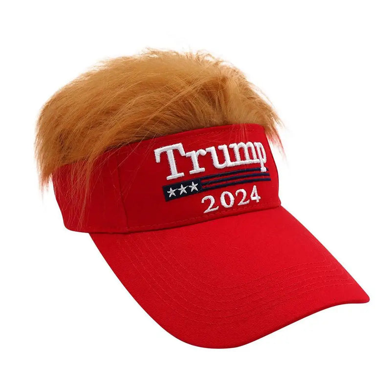 Trump Hats 2024 Visor Donald Trump Baseball Hat Men Women Adjustable Visor Cap Classic Sunscreen Baseball Cap For Fishing Hiking