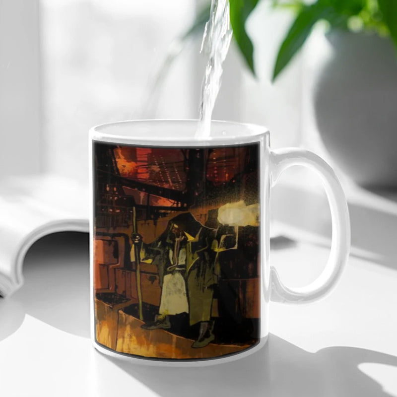 Game Phasmophobia Anime Ceramic Mug Cute Coffee Tea Milk Stave Mugs And Cups with Handle Novelty Gifts