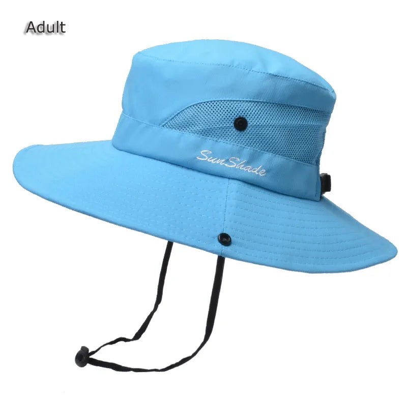 Unisex Fishing Hat Men Sun UV Protection Outdoor Fishing Cap Women Large Wide Brim Breathable Sunshade Casual Fishing Hats