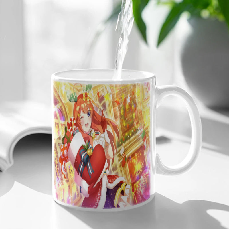 The Quintessential Quintuplets Coffee Mug Custom Tea Cup Black Milk Beer Mugs Lovers Friends Gifts