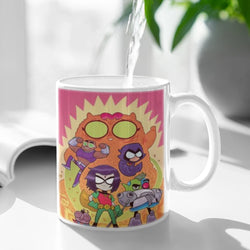 Cartoon T-TEEN-TITAN G-GO Ceramic Cup Coffee Oatmeal Breakfast Cup Creative Personality Mug