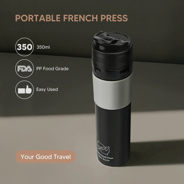 Original Portable French Press Coffee Maker Insulated Travel Mug Premium Group Will Be Better ICafilas