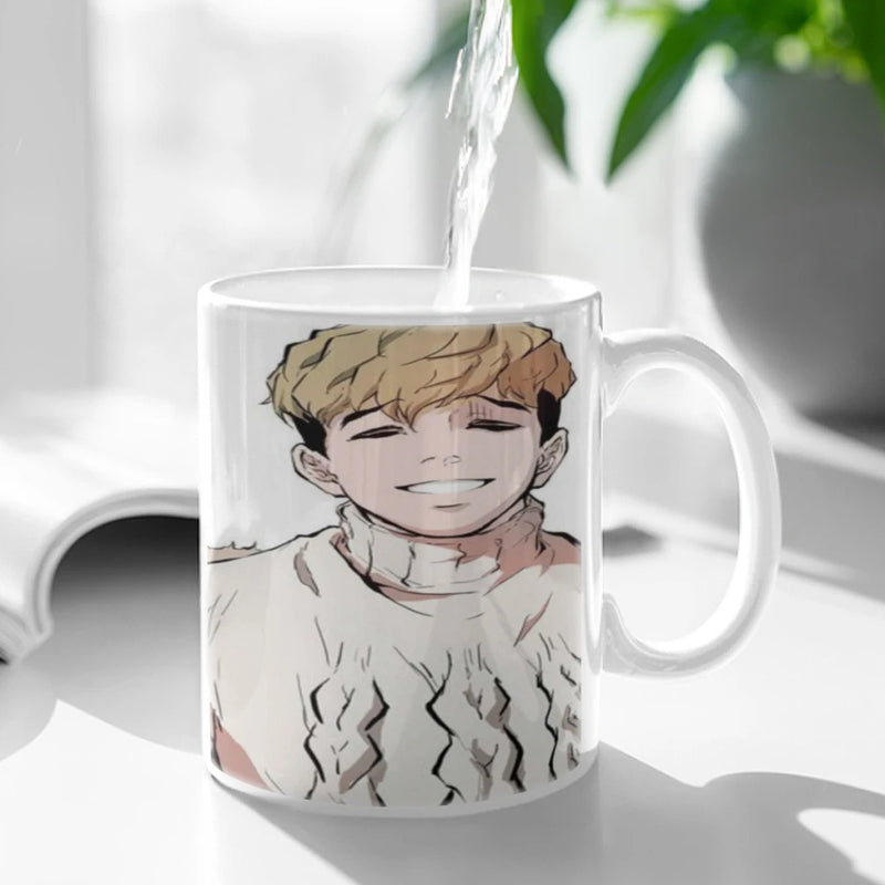 Killing Stalking Anime Movie Ceramic Mugs Coffee Cups Milk Tea Cup ins Oatmeal Breakfast Mug Drinkware Kitchen