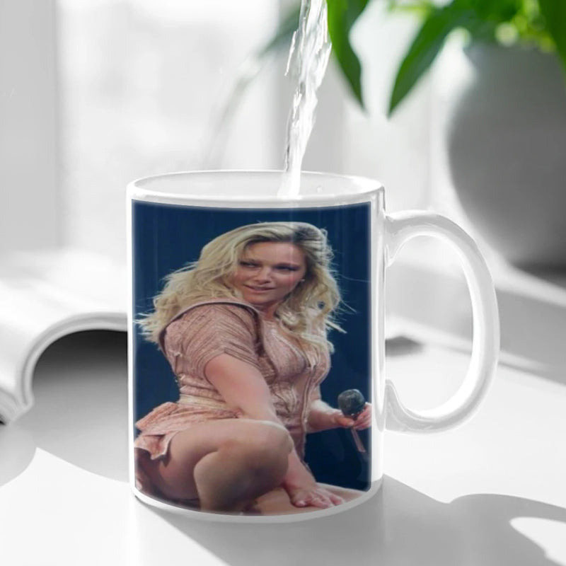 Helene Fischer German Russian Pop Singer Coffee Mug 11oz Fun Ceramic Coffee Tea Cocoa Cup Handle Tea Drink Cup