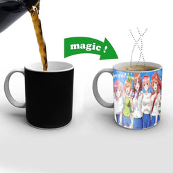 The Quintessential Quintuplets Anime Changing Color Mug Friends Birthday Gift