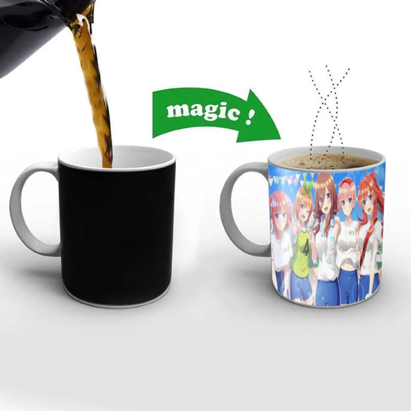 The Quintessential Quintuplets Anime Changing Color Mug Friends Birthday Gift