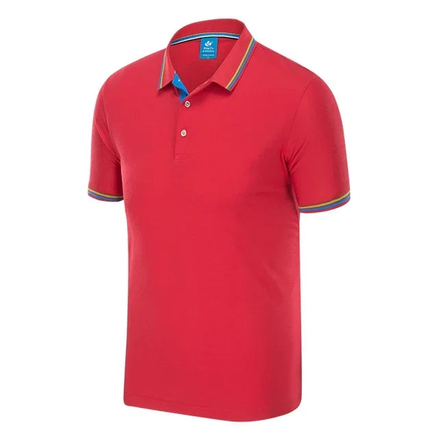 Summer Polo Shirt With Printed Logo Embroidered Name Men's And Women's Activities Company Group Workwear Top