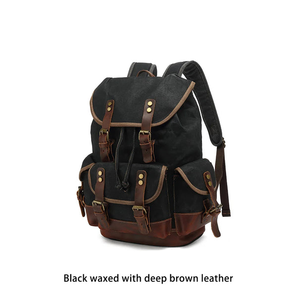 Backpack Solid Color Drawstring Waterproof Multi-pocket ple Style Men Women Schoolbag Bag Birthday Gift Type 8