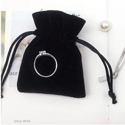 20pcs/lot High Quality Velvet Jewelry Bag Multi-color for Gift Packing Wedding Portable Drawstring Pouch Customizable Logo