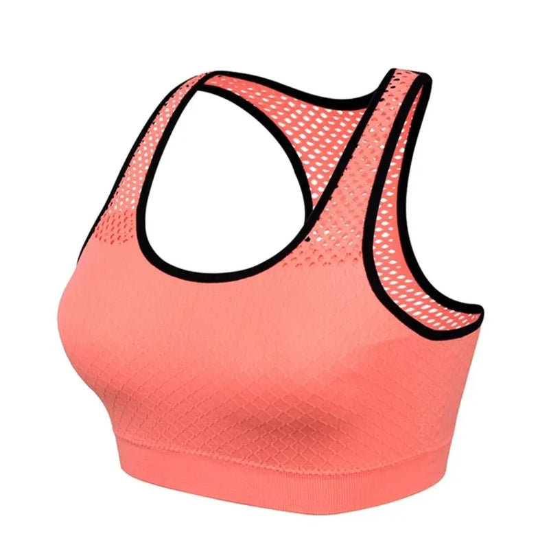 Quick-drying Women Active Bra Fitness Underwear Hollow Out Breathable Yoga Bra Comfortable High Shockproof Sports Bra Push Up