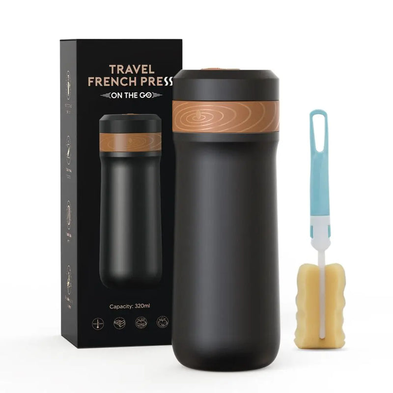 Original Portable French Press Coffee Maker Insulated Travel Mug Premium Group Will Be Better ICafilas