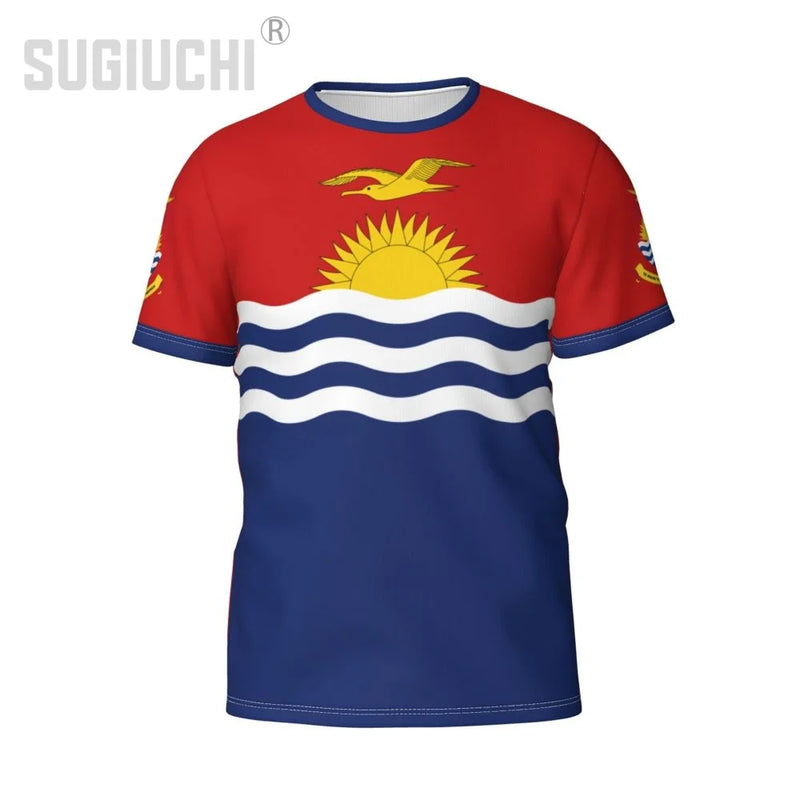 Custom Name Number Kiribati Flag Emblem 3D T-shirts For Men Women Tees jersey team Clothes Soccer Football Fans Gift T shirt