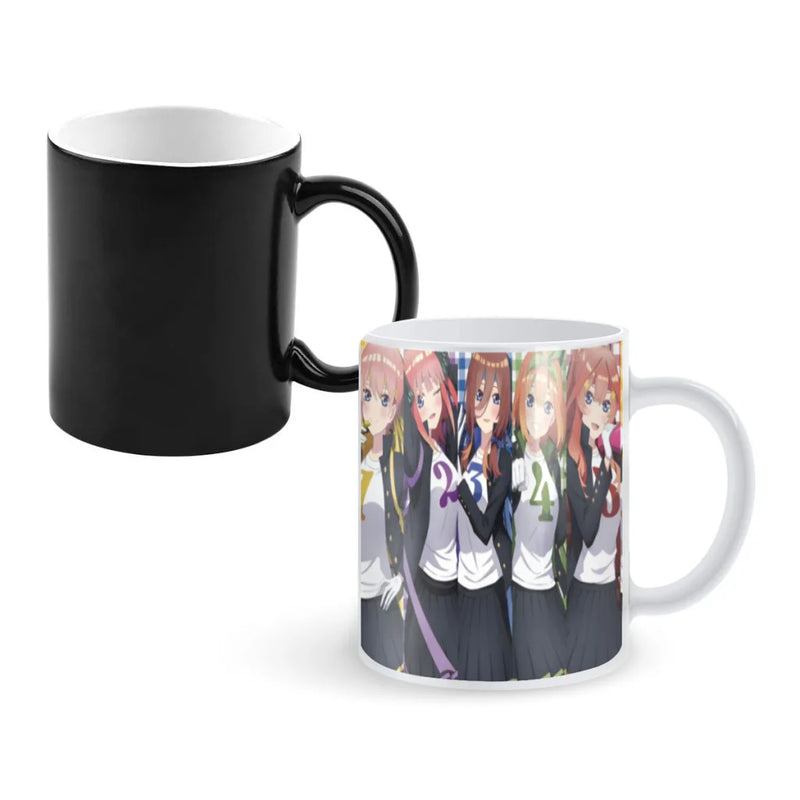 The Quintessential Quintuplets Anime Changing Color Mug Friends Birthday Gift