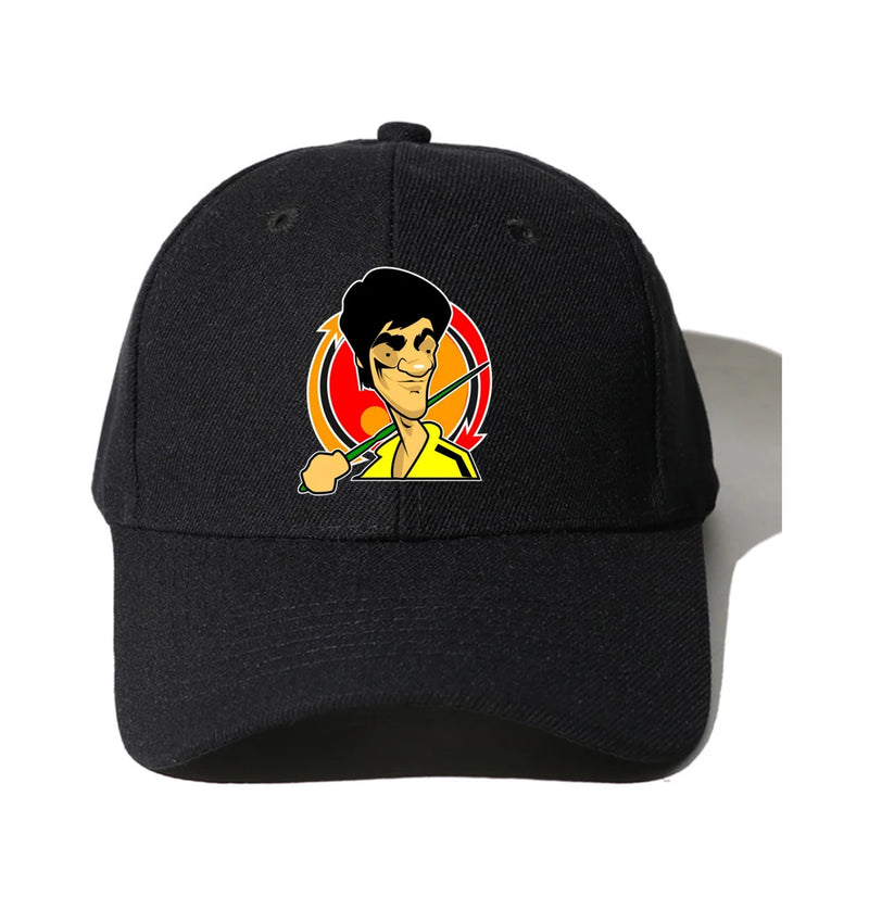 Teenagers Hip Hop Caps  Baseball Cap Spring Autumn Men Snapback Dad Hat  Baseball Cap for aniem China kung fu star Cartoon Hat