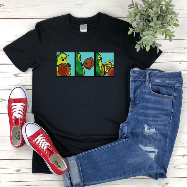 Mamacado Vegan Mom Expecting Baby Pregnancy Reveal Veggie Dietary Healthy Life Funny Foodie Comic Style T Shirt Sweater