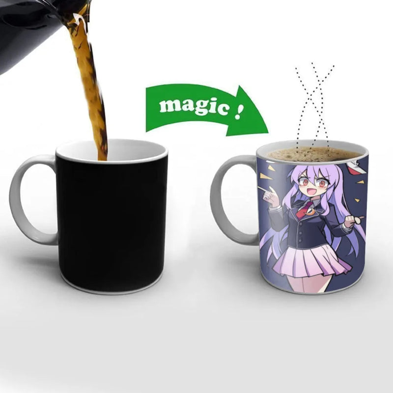 Touhou Project Flandre Scarlet Coffee Mugs Cup Color Changed Mug Heat Sensitive Tea Cup Coffee Mug Gift Mug Drop Shipping